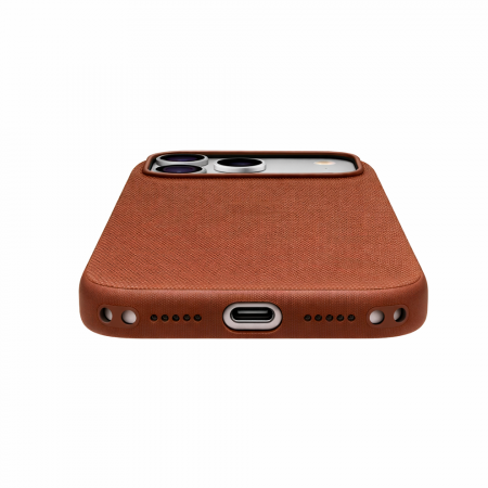 Накладка TechWoven Case с MagSafe совместимая с iPhone 17 Pro Max сиенна LB - фото 5