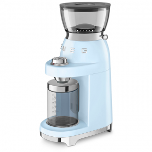 Кофемолка SMEG CGF03PBEU, цвет пастельный голубой