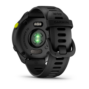 Умные часы  Garmin Forerunner 70 43mm Amoled черный с черным силиконовым ремешком (010-04307-10) Тайвань