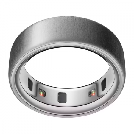 Умное кольцо Oura Ring 4 - Brushed silver (Матовое серебро) US13 - фото 3