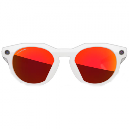 Умные очки Oakley Meta HSTN 00W8002 Warm Grey /Prizm Ruby (сеаря оправа / рубиновые линзы)