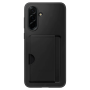 Накладка c картхолдером из прочного силикона совместимая с Samsung Galaxy A 36/А37А56 5G черная (оригинал) 