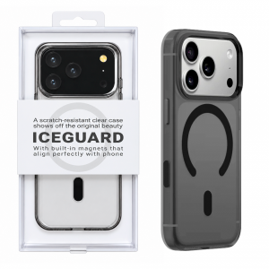 Противоударная накладка KZDOO Iceguard с MagSafe совместимая с iPhone 18 Pro/17 Pro затемненная