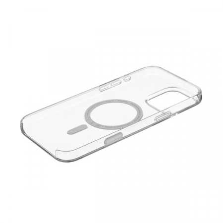 Пластиковая накладка Clear Case с MagSafe совместимая с iPhone 16 Pro прозрачная  - фото 3