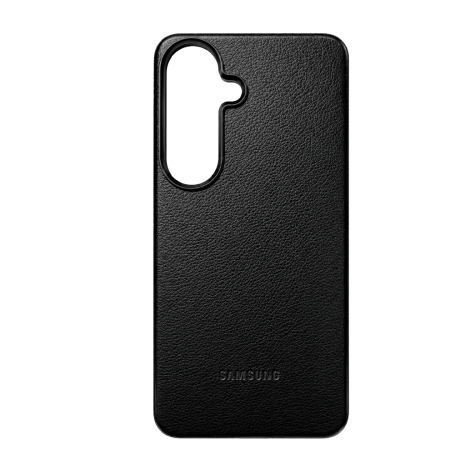 Накладка из эко кожи Kindsuit Case с MagSafe совместимая с Samsung Galaxy S26 черная (LB)