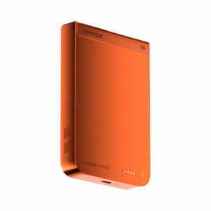 Внешний аккумулятор Momax S.Pass Ultra Slim с MagSafe 10000 mAh оранжевый CCC