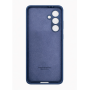 Накладка Silicone Case совместимая с Samsung S24 FE синяя (SC)