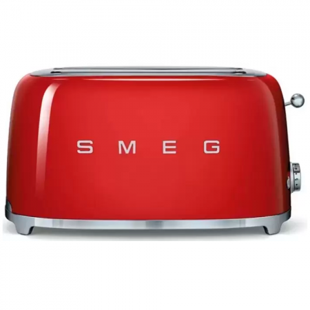 Тостер SMEG TSF02RDEU, 4 ломтика, цвет красный