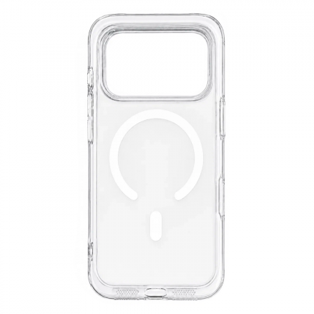 Пластиковая накладка VERRATON с MagSafe совместимая с iphone 17 Pro прозрачная  - фото 3