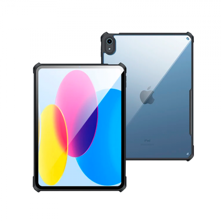 Противоударная накладка Xundd совместимый с iPad Air 13" (2024) прозрачный с черными бортами - фото 2