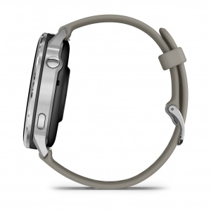 Умные Часы Garmin Venu 4 45mm Silver Grey (серебро/серый ремешок) (010-03014-41)