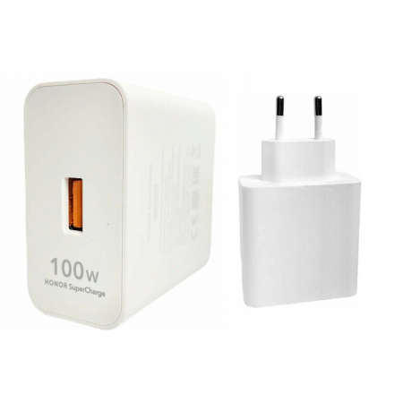 Сетевое зарядное устройство Honor Superfast Cahrger (USB+C) 100w белый в техпаке