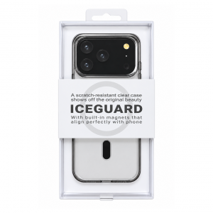 Противоударная накладка KZDOO Iceguard с MagSafe совместимая с iPhone 18 Pro/17 Pro затемненная