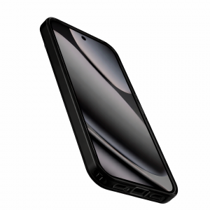 Противоударная накладка Verraton совместимая с Google Pixel 10 Pro XL  прозрачная с черными бортами