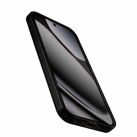 Противоударная накладка Verraton совместимая с Google Pixel 10/10Pro  прозрачная с черными бортами - фото 2