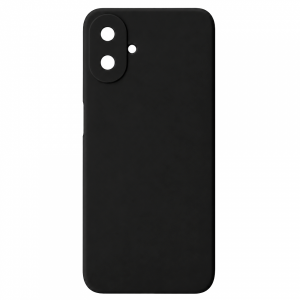 Накладка Silicone Case совместимая с Samsung A07 (SC) черная