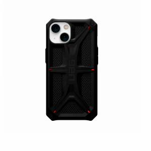 Противоударная пластиковая накладка UAG Monarch совместимая с iPhone 14 Plus кевлар черная