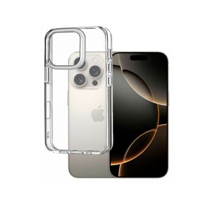 Противоударная накладка Monarch Premium совместимая с iPhone 16 Pro прозрачная 