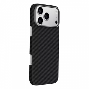Кевларовая накладка KZDOO EXPLORER с MagSafe совместимая с iPhone 17 Pro Max черная