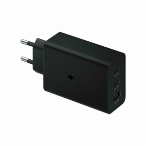 Сетевое зарядное устройство Samsung Trio 65W 2Type-C/USB PD черное LB