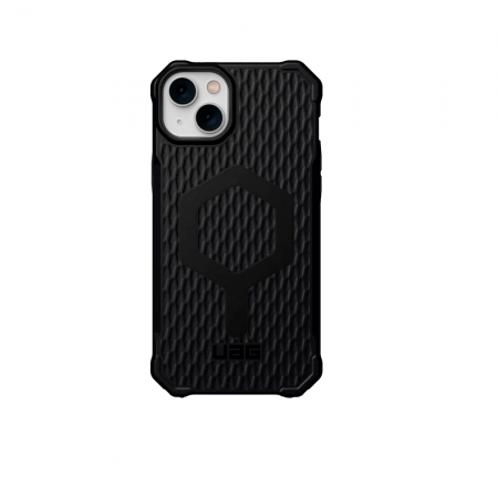 Противоударная пластиковая накладка UAG Essential Armor MagSafe совместимая с iPhone 14 Plus черная