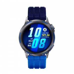 Смарт-часы Huawei Watch GT Runner 2 (CHT-B19) черный титановый корпус,синий плетеный ремешок EAC