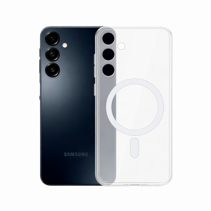 Противоударная накладка Cabal Premium Clear Case c MagSafe совместимая с Samsung Galaxy A16 прозрачная