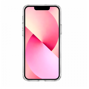 Силиконовая накладка совместимая с iPhone 14 Plus прозрачная Partner