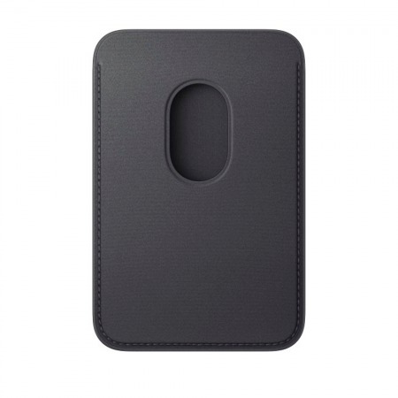 Кардхолдер для iPhone FineWoven Wallet MagSafe Black (черный) (CE) - фото 2
