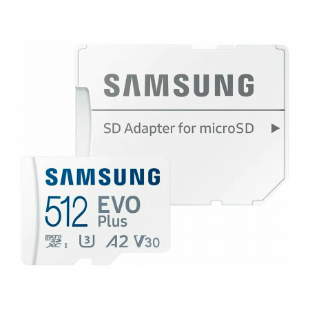 Карта памяти SAMSUNG EVO Plus Micro SD 512GB U3 A2 V30 160MB/s EAC
