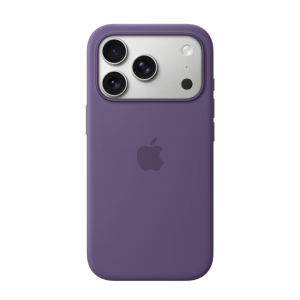 Накладка Silicone Case с MagSafe совместимая с iPhone 17 Pro Max фиолетовая LB