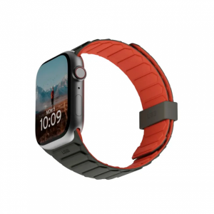 Ремешок UAG Pathfinder совместимый с Apple Watch (44/45/49mm) силиконовый оливковы/ржавчина 