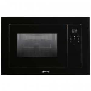Встраиваемая микроволновая печь SMEG FMI120B3, 20 л, цвет черный
