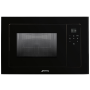 Встраиваемая микроволновая печь SMEG FMI120B3, 20 л, цвет черный