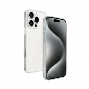 Пластиковая накладка Kzdoo Guardian совместимая с iPhone 16 Pro прозрачная