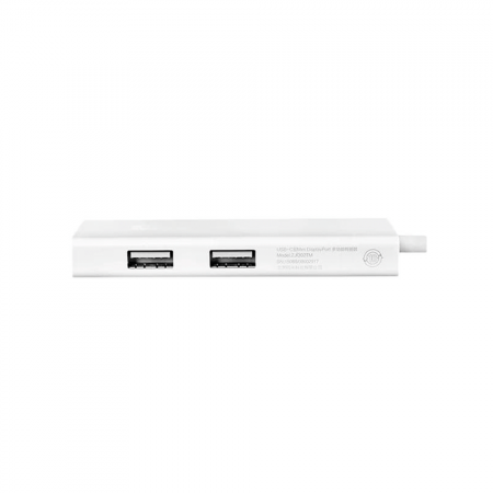 Переходник Ксиаоми Type-C/mini Display Port/USB белый - фото 2