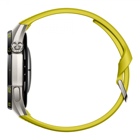Смарт-часы Huawei Watch GT 7 Pro (TUM-B49) титановый корпус/желтый ремешок из фторэластомера ЕАС - фото 3