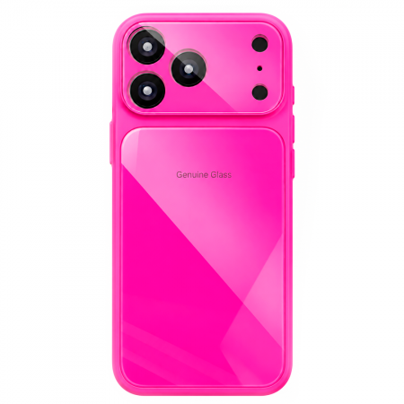Пластиковая накладка Genuine совместимая с iPhone 18 Pro/17 Pro фуксия - фото 2
