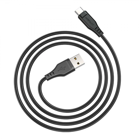 Кабель AceFast USB/Type-C (C3-04) нейлон 3A 1.2м черный - фото 3