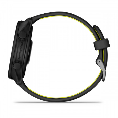 Умные часы  Garmin Forerunner 170 43mm Amoled черный с черным силиконовым ремешком (010-03920-50) Тайвань - фото 5