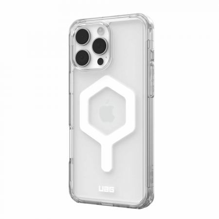 Противоударная накладка Uag Plyo с MagSafe (белый) совместимая с iPhone 16 Pro прозрачная - фото 6