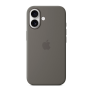 Накладка Silicone Case с MagSafe совместимая с iPhone 16 серая LB