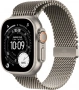 Apple Watch Ultra 3 (2025) GPS + Cellular, 49 мм, корпус из титана, ремешок Titanium Milanese Loop (L) цвета natural titanium (натуральный титан) MF0E4