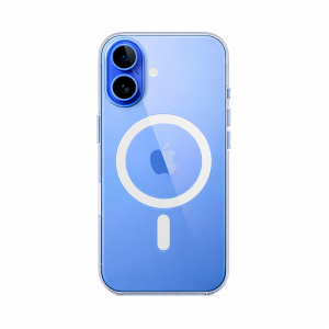 Пластиковая накладка Monarch Premium с MagSafe совместимая с iPhone 17 прозрачная 