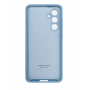 Накладка Silicone Case совместимая с Samsung S24 FE голбуая (SC)