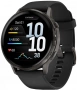 Умные часы Garmin Venu 4 45 мм грифельный с силиконовым ремешком цвета черный (010-03014-40)