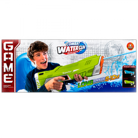 Водяной пистолет Combat Watergun салатовый - фото 3