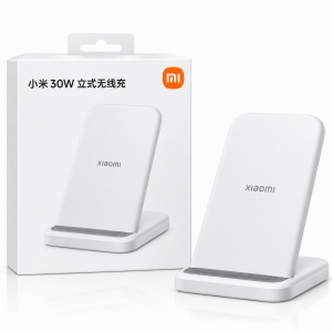 Беспроводное зарядное устройство Ксиаоми vertical wireless charger 30W белое (CE)