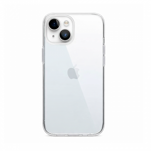 Силиконовая накладка совместимая с iPhone 15 Partner прозрачная 