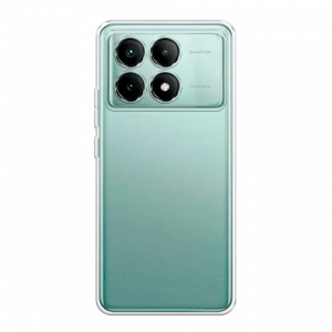 Силиконовая накладка Partner совместимая с ПОКО X6 Pro прозрачная